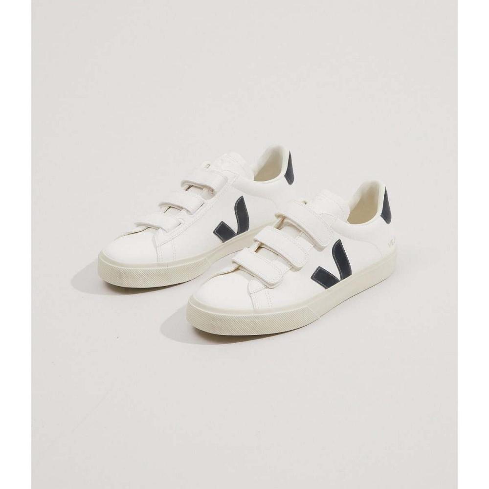 Men's Veja RECIFE CHROMEFREE Shoes White/Black | SG 197BEX